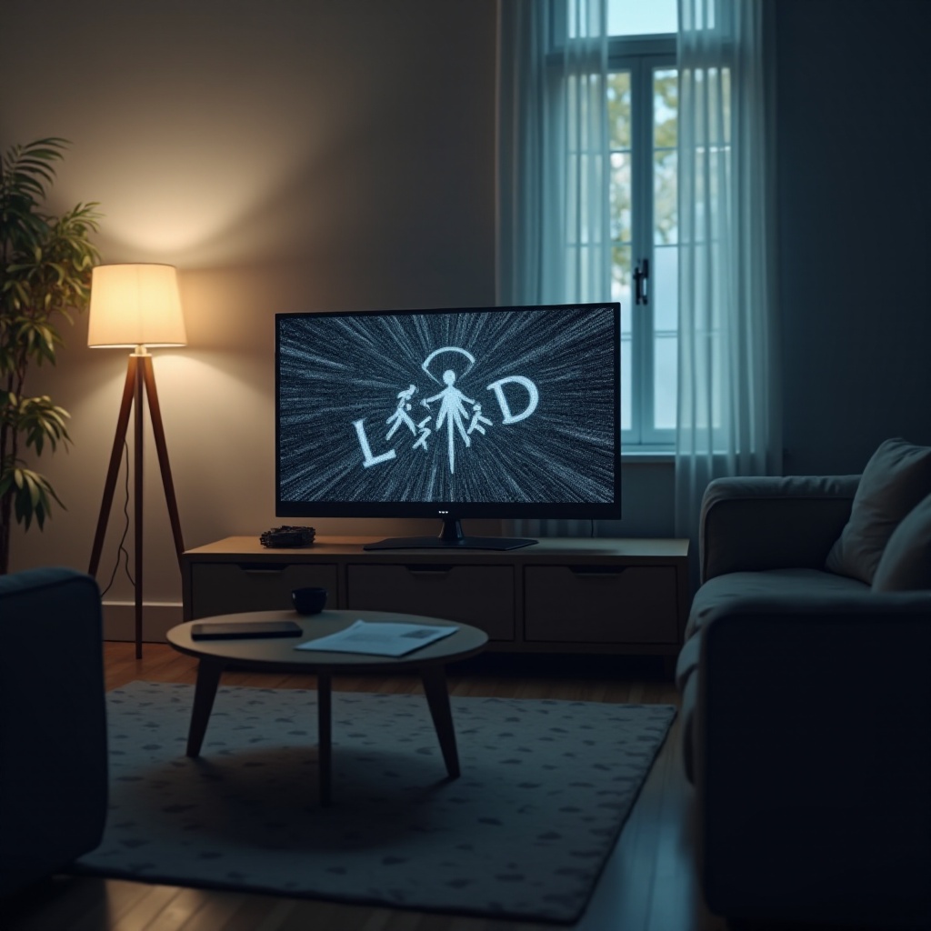 تلفاز إل إي دي عاطل