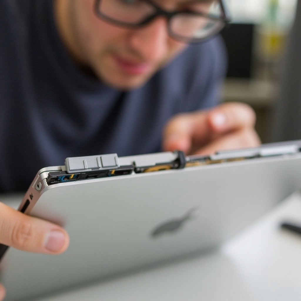 استبدال مفتاح لوحة المفاتيح ماك بوك اير