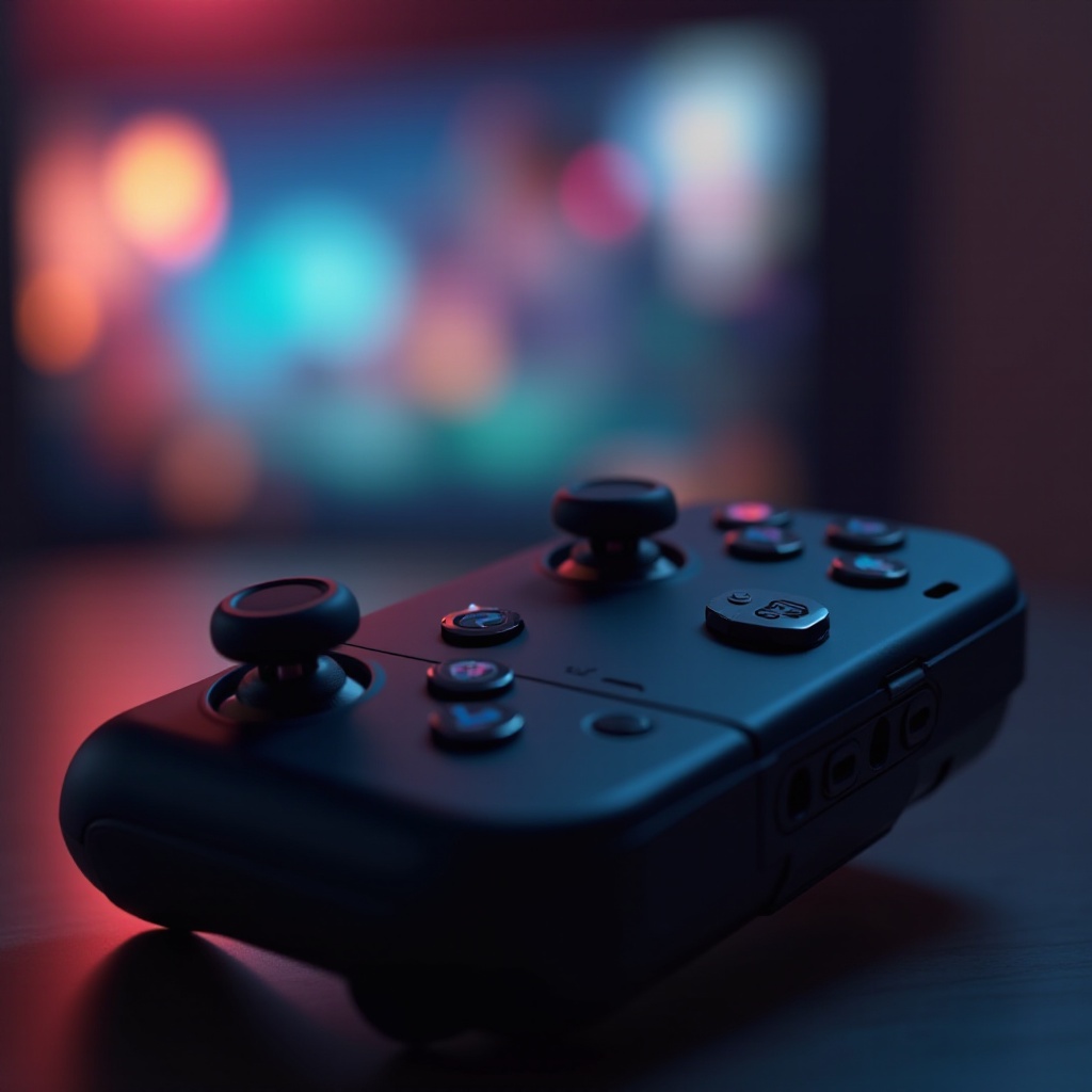 وحدة تحكم نينتندو سويتش مع دواسات