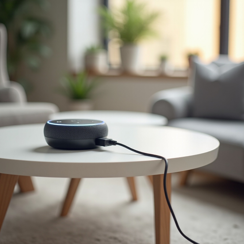 czy echo dot musi być podłączone