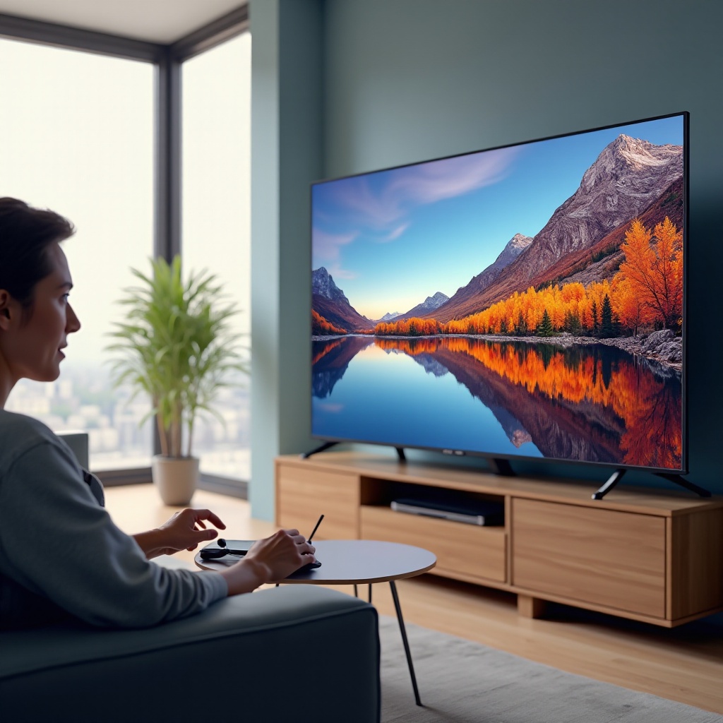 как настроить цвет на телевизоре Samsung