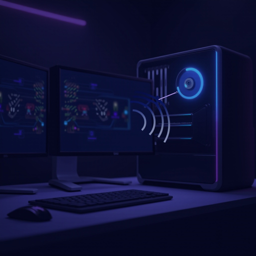 как игровой ПК имеет беспроводное подключение к wifi