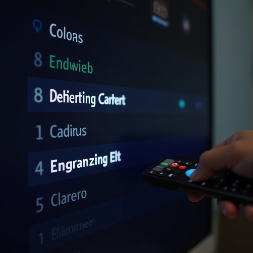 Samsung TV'de renk nasıl ayarlanır