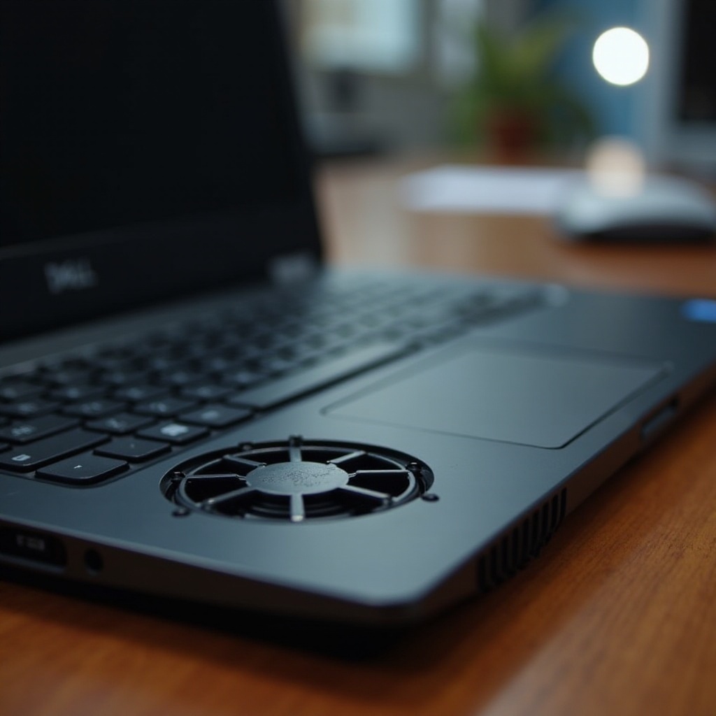 głośny wentylator laptopa dell