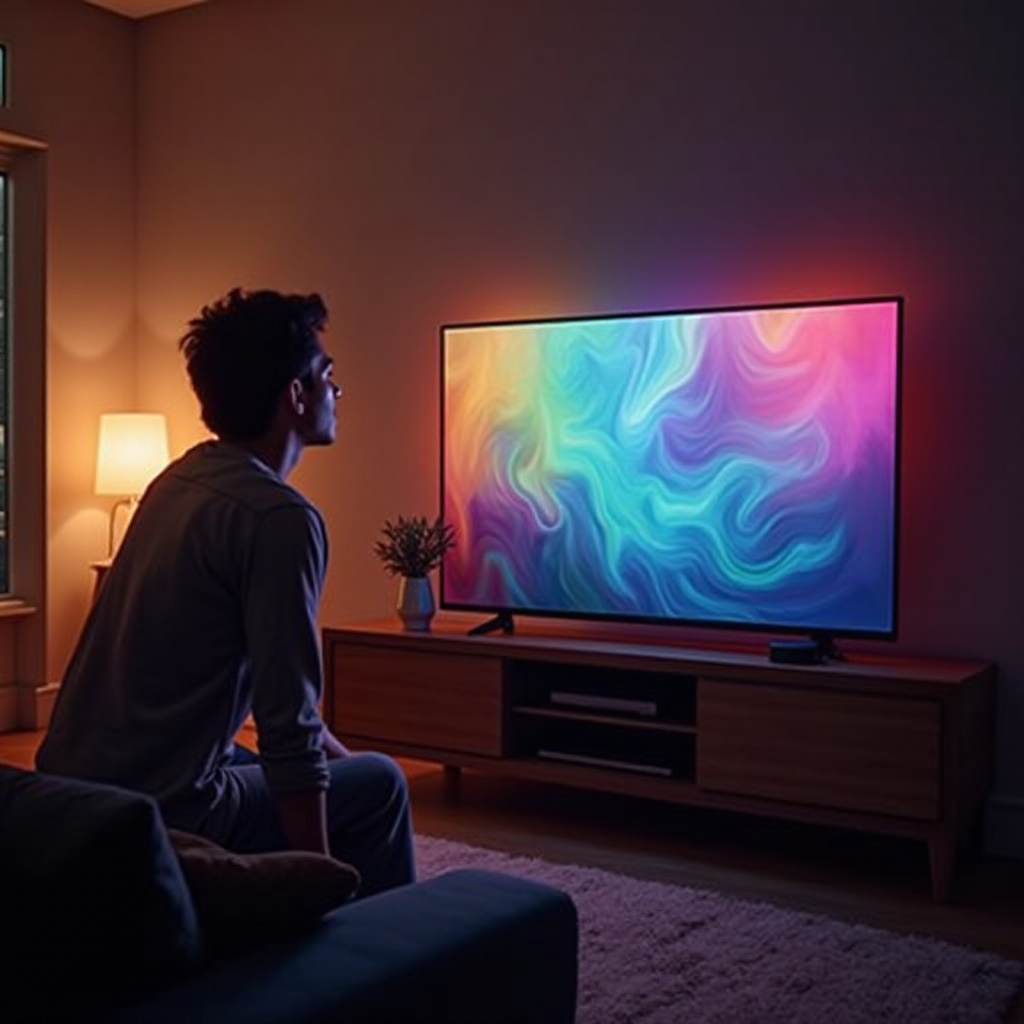 jak dostosować kolor na telewizorze Samsung