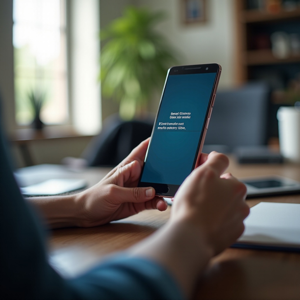 telefonu güvenli modda başlat