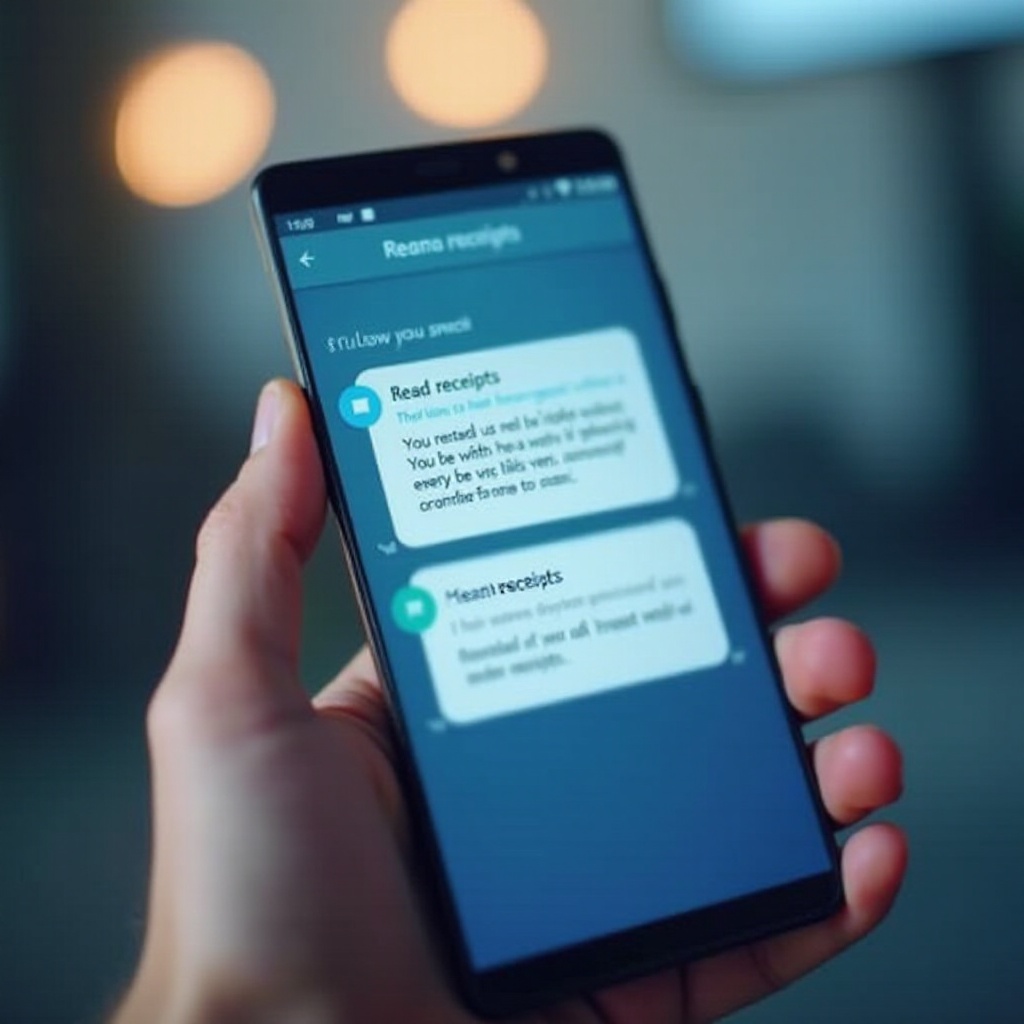 كيفية تشغيل إيصالات القراءة على نظام أندرويد