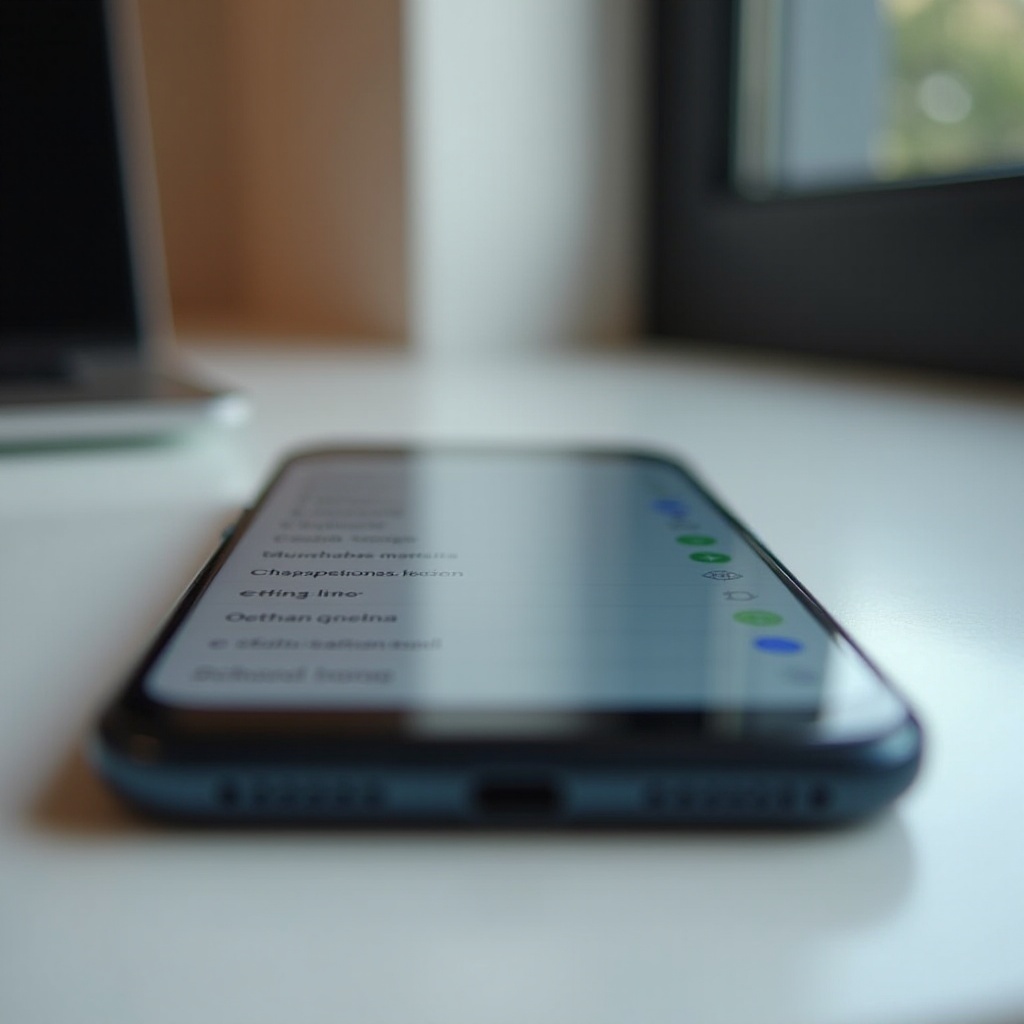 تشغيل الهاتف في الوضع الآمن