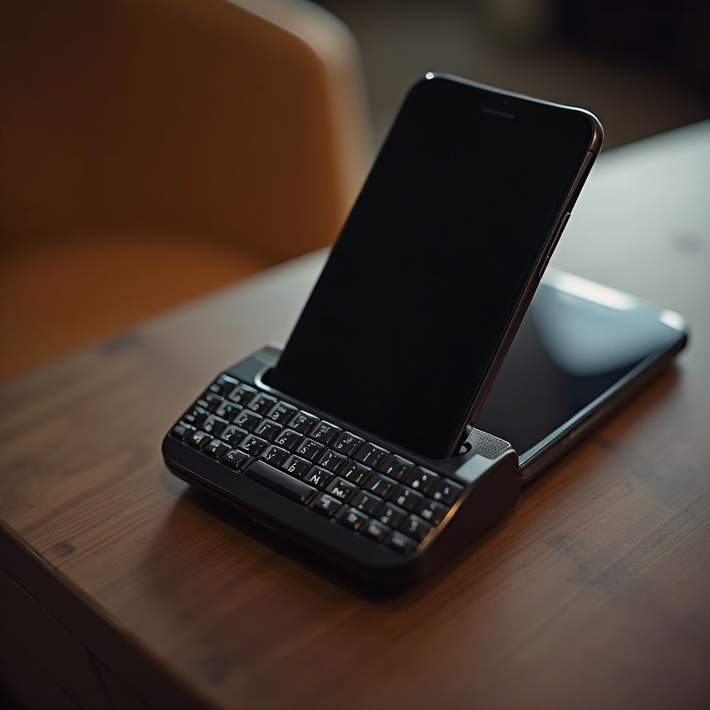 لوحة مفاتيح بأسلوب بلاك بيري لأيفون