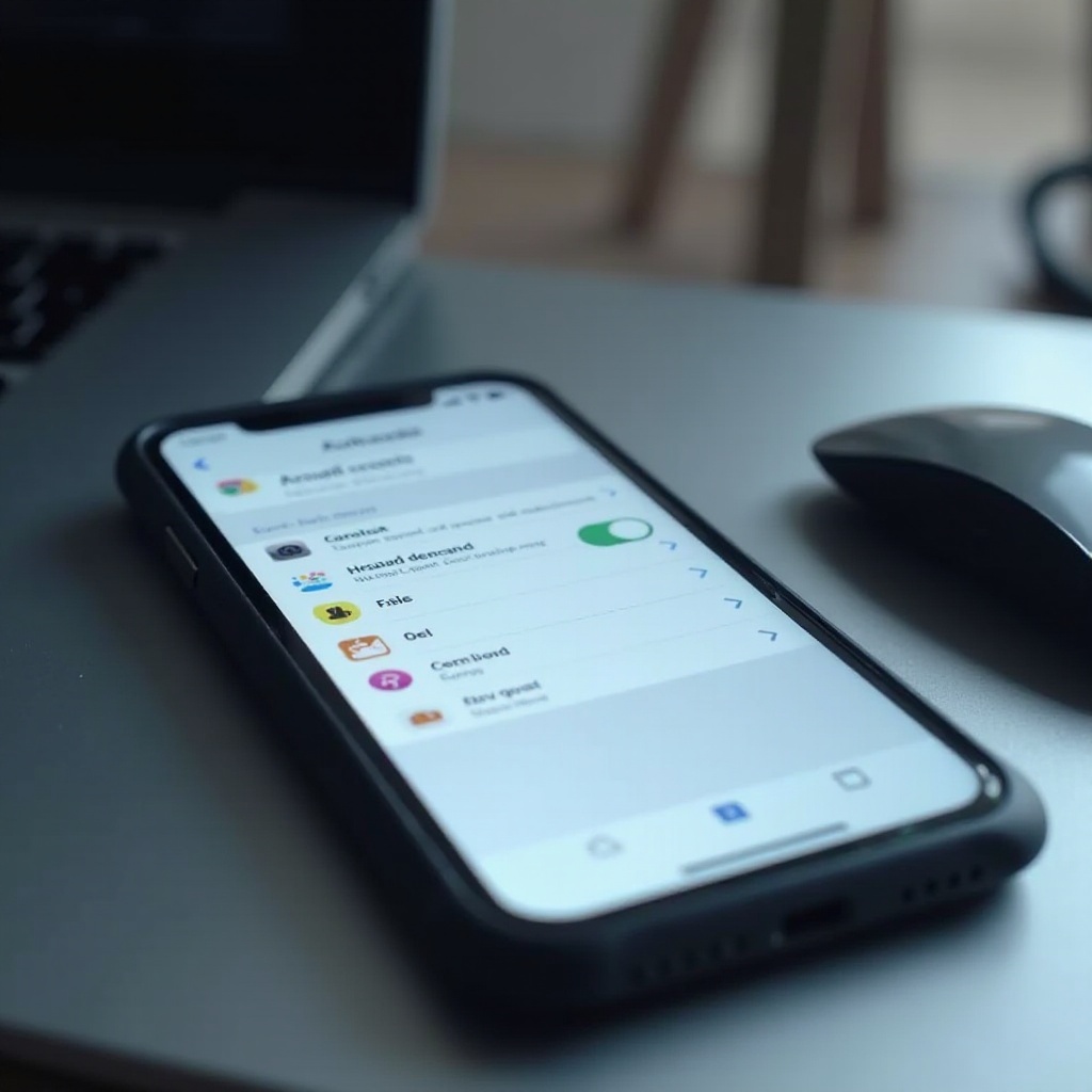 изменить авто-блокировку на iPhone