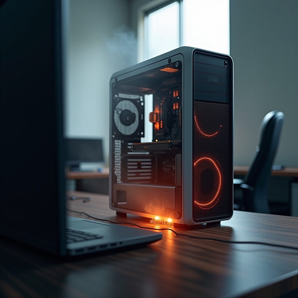 الكمبيوتر يستمر في السخونة الزائدة