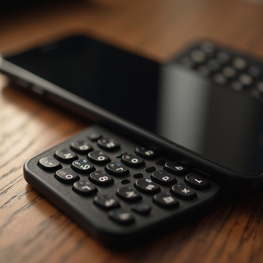 клавиатура в стиле Blackberry для iPhone