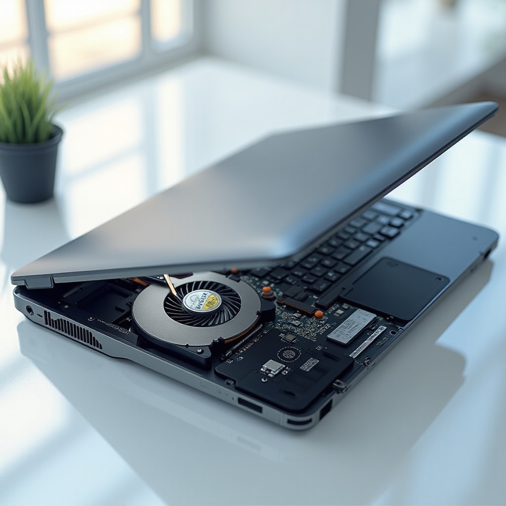 głośny wentylator laptopa dell