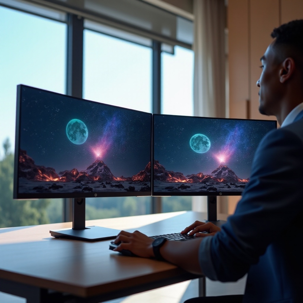 شاشة واسعة للغاية مقابل شاشتين